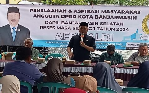 Serap Aspirasi Rakyat Puluhan Anggota DPRD Banjarmasin Reses