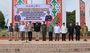 Jelang Pemilu Damai 2024, Pemkab Mura Gelar Deklarasi