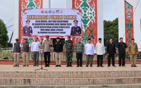 Jelang Pemilu Damai 2024, Pemkab Mura Gelar Deklarasi