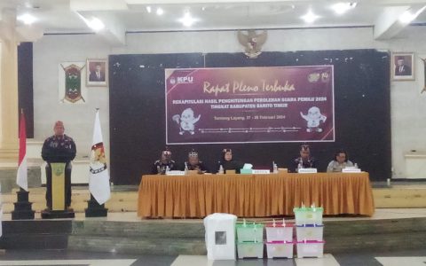 KPU Bartim Buka Rapat Pleno Perhitungan Surat Suara Pemilu 2024