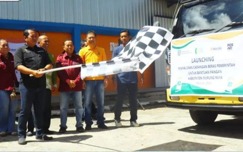 Pemkab Mura Luncurkan Sekaligus Salurkan Cadangan Pangan Pemerintah