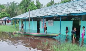 Banjir Melanda di Kecamatan Kuripan Batola
