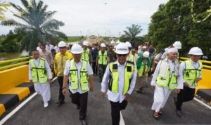 Jembatan Sahbirin Noor Menghubugkan Dua Kabupatem di Kalsel