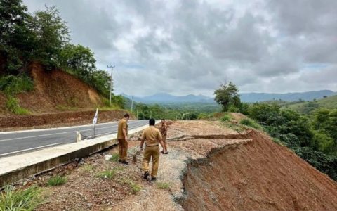 Pemprov Kalsel Tangani Beberapa Titik Longsor di Jalan Baru