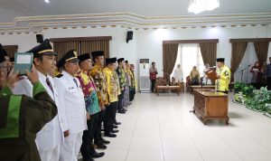 Mujiyat Resmi Lantik Camat dan Pejabat Kabupaten