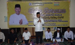Pemkab Batola Serahkan Bantuan dan Safari Ramadhan di Kecamatan Tabunganen