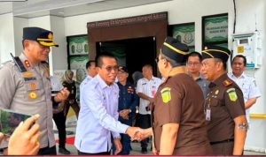 Kunker Kajati Kalteng di Sambut Forkopimda Murung Raya