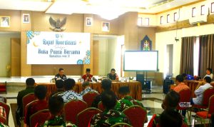 Pj Bupati Mura Buka Puasa Bersama Dandim 1013/Mtw dan Ketua DPRD