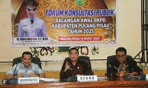 Ketua DPRD Pulang Pisau Hadiri Konsultasi Publik