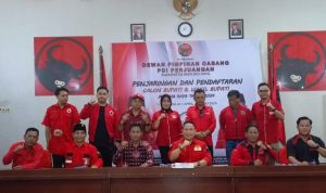 Empat Bacalon Bupati dan Wabub Mura Mendaftar ke PDI Perjuangan 