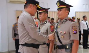 Kapolres Murung Raya Pimpin Sertijab Dua Perwira, Kasat Lantas dan Kapolsek