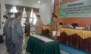 Petugas dan Ketua Baznas Bartim Dikukuhkan