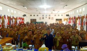 243 Peserta Pejabat Pengawas Lingkup Pemkab Barut Ikuti Sosialisasi Sistem Merit