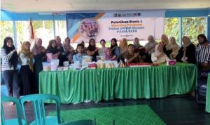 35 Peserta Warga Desa Benangin V Ikuti Pelatihan Bisnis UMKM Binaan Pama Distrik BEKB