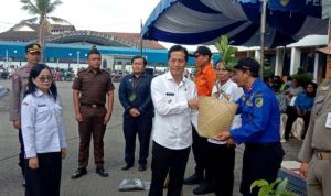 Peringati Hari Lingkungan Hidup Sedunia, DLH Barito Utara Bagikan Bibit Tanaman