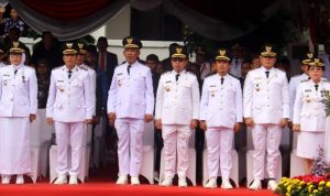 Pj Bupati Barito Utara Ikuti Upacara Peringatan Hari Otonomi Daerah XXVIII Tahun 2024