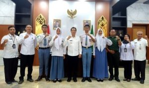 Pj Bupati Muhlis Minta kepada 4 Calon Paskibraka untuk Jaga Nama Baik Barito Utara