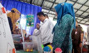 Pj Bupati Tinjau Stand Kegiatan Intervensi Serentak Pencegahan Stunting di Barito Utara