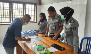 Rutan Tamiang Layang Tes Urine Pegawai dan WBP