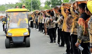Bakesbangpol Kalsel Bentangkan Sasirangan Catat Rekor MURI