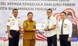 Banjarmasin Sosialisasikan Pengguna QRIS Kepada Juru Parkir