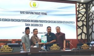 DPRD Banjarmasin Terima Rancangan APBD-P 2024