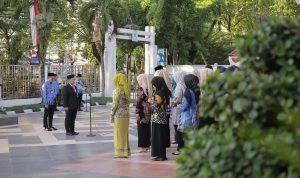 Sekwan Kalsel Jadi Pembina Upacara HUT ke-79 RI