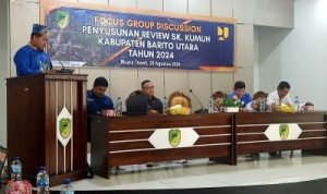 Dinas Perkimtan Barito Utara Gelar FGD Penyusunan Riview SK Kumuh