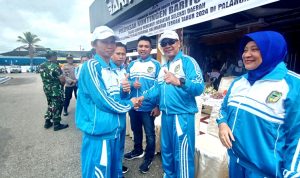 Ketum PBVSI Barut Hadiri Pelepasan Dua Tim Volyy Ikuti Selekda Prapopnas