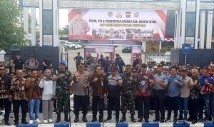 Pj Bupati Barut Muhlis Saksikan Simulasi Sispamkota Polres Barito Utara