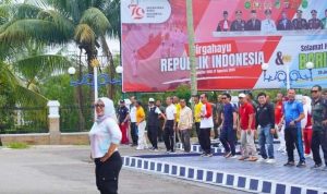 Dharma Wanita Persatuan Barito Utara Laksanakan Senam Pagi Bersama