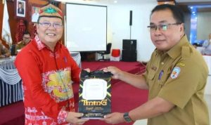 Suasana Kekeluargaan Pelepasan Purna Tugas Kepala Diskominfo SP Mura
