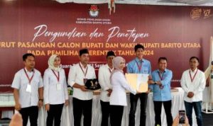 KPU Barut Tetapkan Pasangan Calon Bupati dan Wakil Bupati dalam Pilkada 2024
