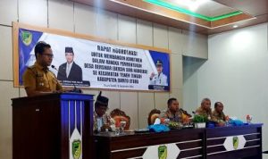 Kecamatan Teweh Tengah Rapat Koordinasi Bentuk Tim Terpadu P4GN-PN