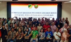 90 Peserta Ikuti Pelatihan Pengolahan Pangan, Packaging, Pelatihan Anyaman Rotan dan Kulit