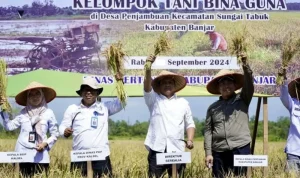Dukung Program Mentan Kalsel Siapkan Lahan 500.000 Hektar