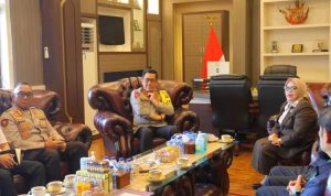 Kapolda Kalteng Terima Kunjungan Audiensi Ketua Pengadilan Tinggi, Dalam Rangka Perkuat Sinergi Penegakan Hukum