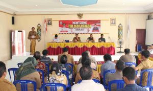 Tim Desk Pilkada Tahun 2024 Gelar Rapat Monitoring di Kecamatan Laung Tuhup