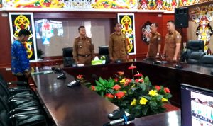 Pemkab Mura Ikut Rakor Secara Virtual Pengendalian Inflasi Daerah