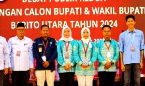 KPU Barito Utara Gelar Debat Publik Kedua Paslon Bupati dan Wakil Bupati