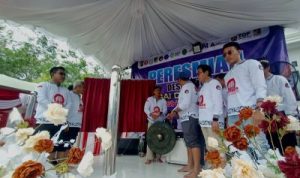 Kapolres Barito Utara Resmikan Desa Bersinar Desa Lemo I