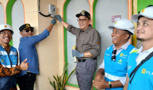 Tiga Desa di Bartim Nikmati Listrik PLN Perdana
