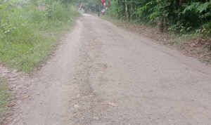 Warga Matabu Protes Jalan Menuju Samsat Rusak Parah