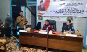 Ketua DPRD Murung Raya Ini Reses Serap Aspirasi Masyarakat