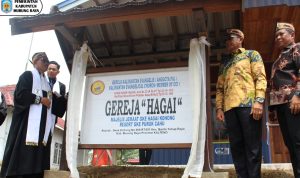 Pj Bupati Murung Raya Hadiri Peresmian Gedung Gereja di Kecamatan Batura