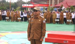 Pj Bupati Murung Raya Hermon Pimpin Apel Gabungan