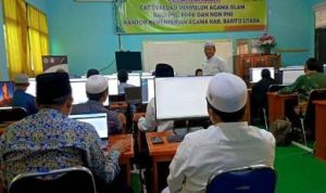 34 Penyuluh Agama Islam di Barito Utara Ikuti Ujian CAT untuk Evaluasi Kinerja