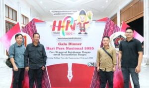 Pemkab Murung Raya Melalui Diskominfo SP, Hadir Gala Dinner Hari Pers Nasional 2025 di Banjarmasin