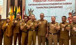 Pj Sekda Hadiri Acara Persiapan Penyerahan LKPD Tahun 2024 (Unaudited)