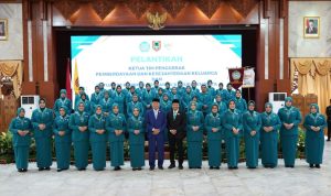 Hj. Fathul Jannah Lantik Ketua TP PKK kabupaten/Kota Se-Kalsel, Wujudkan PKK Lebih Maju dan Berdampak bagi Banua